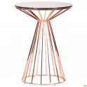 Стіл Canary, rose gold, glass top