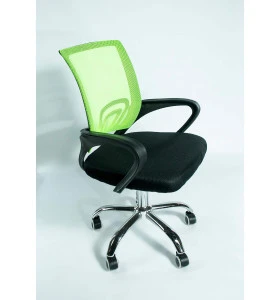 Крісло офісне ROKY, колір чорний/сітка лайм