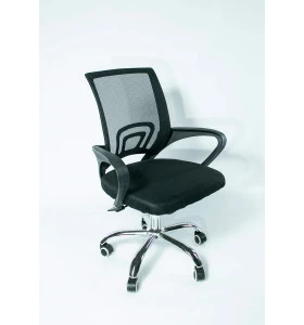 Крісло офісне ROKY, колір чорний/сітка чорна