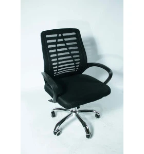 Крісло офісне TI-REX, колір чорний/сітка чорна
