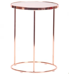 Стол журнальный Kalibri, rose gold, glass top