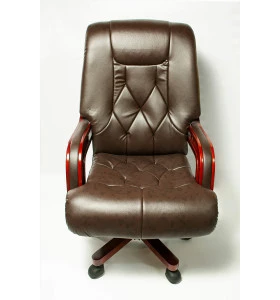 Крісло керівника GELIOS LUX, колір коричневий