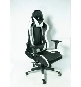 Кресло геймера GONTER, цвет черный/белый