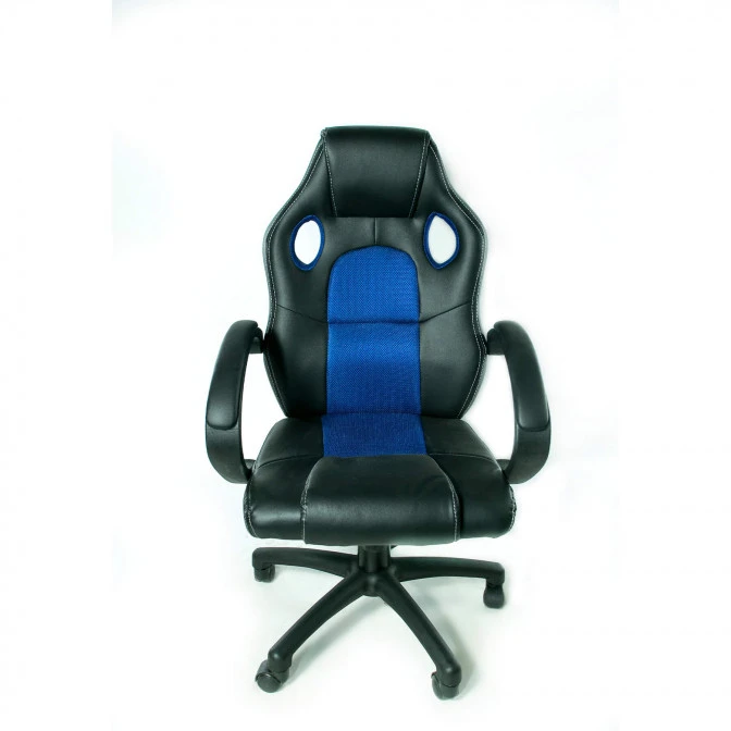Кресло геймера AZTEC, цвет черный/синий